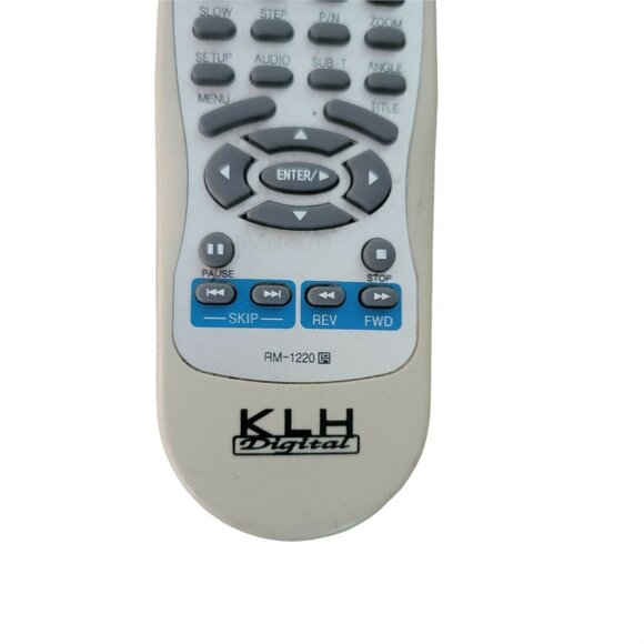 Genuine KLH DVD Remote Control RM-1220 Tested And Works - Picture 3 of 3